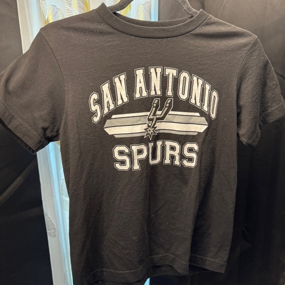 NBA San Antonio Spurs Kids Black Tee - Picture 1 of 2